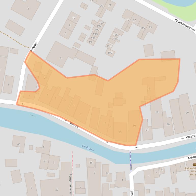 Kaart van postcodegebied 8495HD.