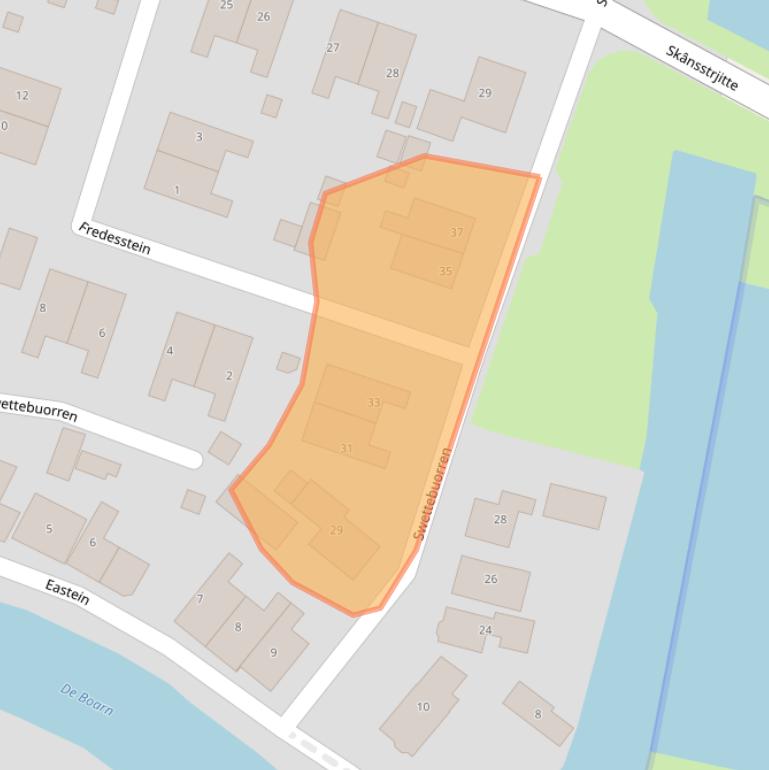 Kaart van postcodegebied 8495HL.