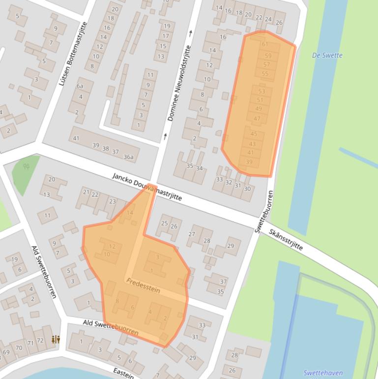 Kaart van postcodegebied 8495HM.