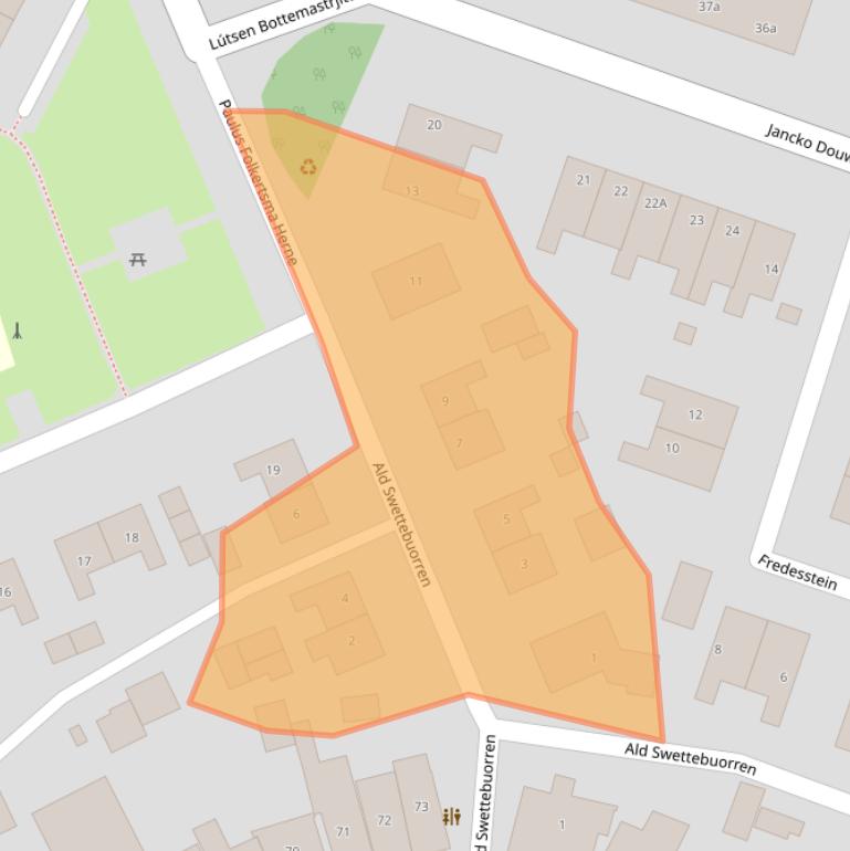 Kaart van postcodegebied 8495HN.