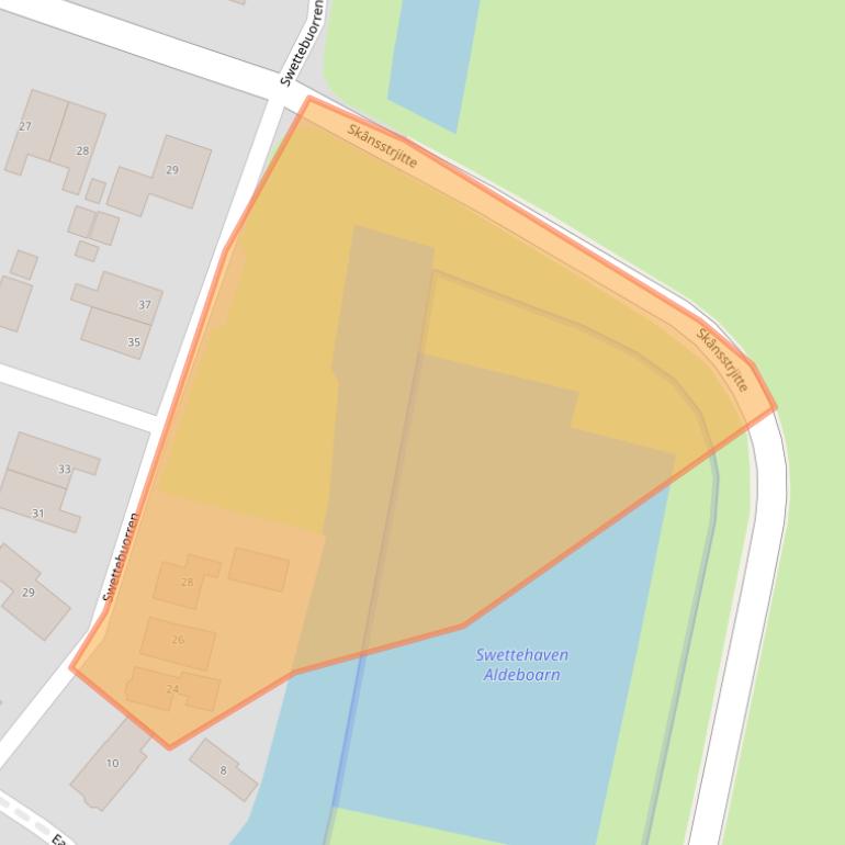 Kaart van postcodegebied 8495HR.