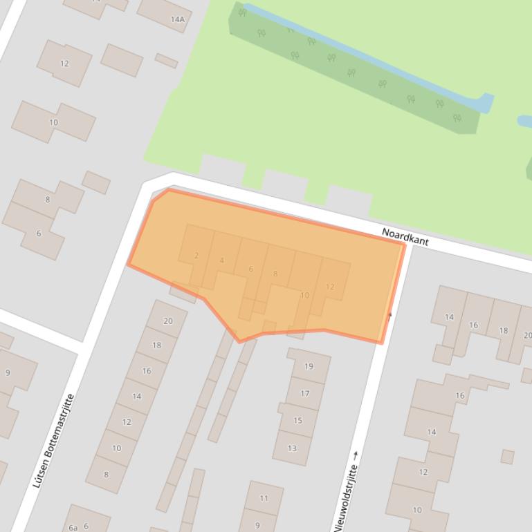 Kaart van postcodegebied 8495HS.