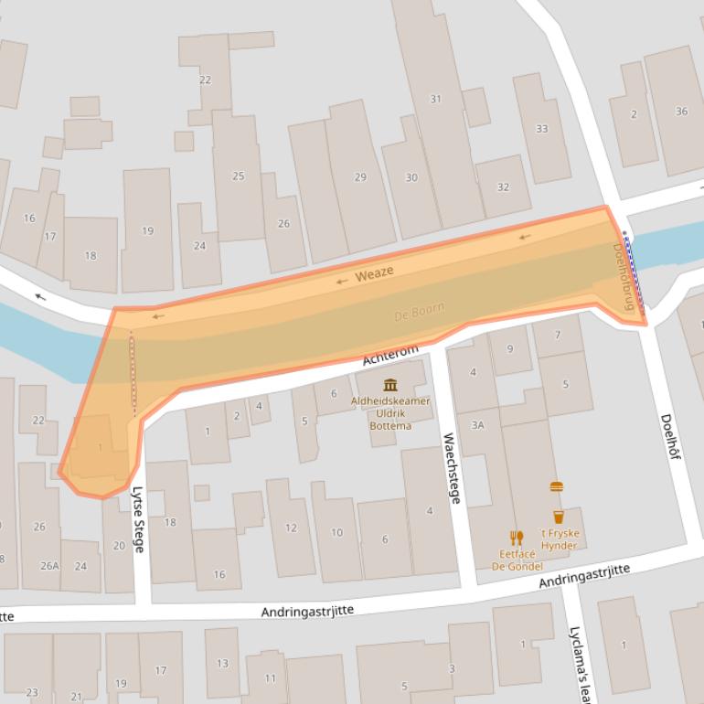 Kaart van postcodegebied 8495JC.