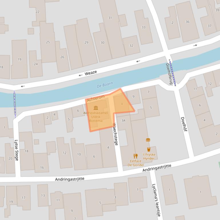 Kaart van postcodegebied 8495JD.