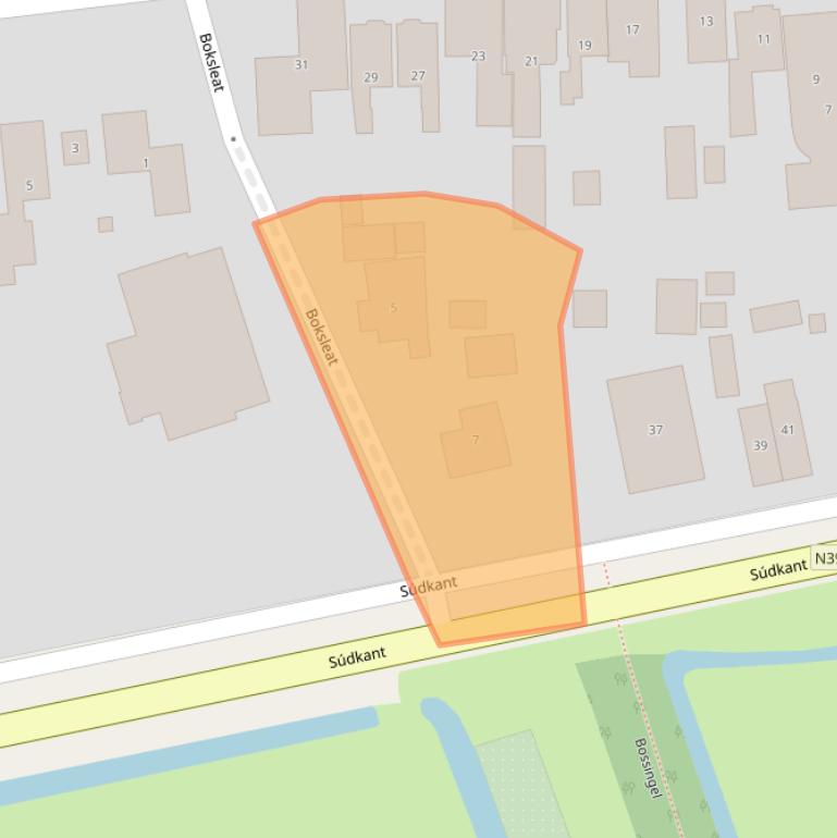 Kaart van postcodegebied 8495JX.