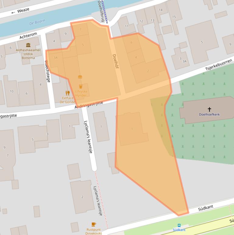 Kaart van postcodegebied 8495KD.