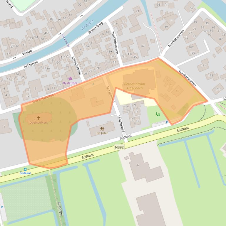 Kaart van postcodegebied 8495KH.