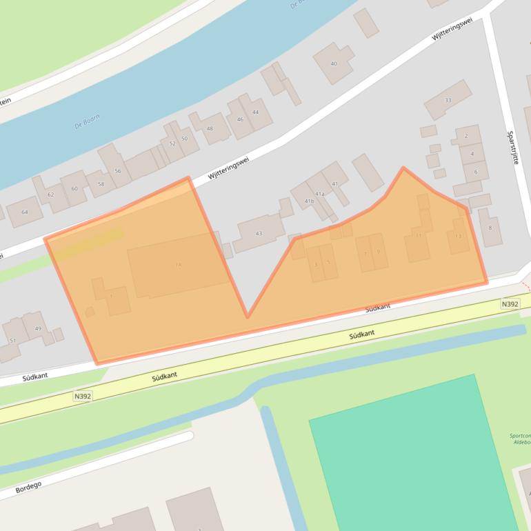 Kaart van postcodegebied 8495KL.
