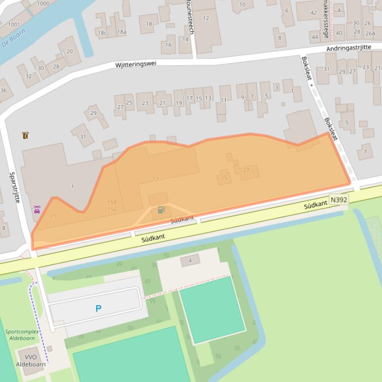 Kaart van postcodegebied 8495KM.