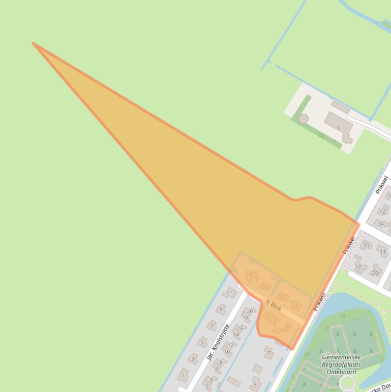 Kaart van postcodegebied 8495NK.