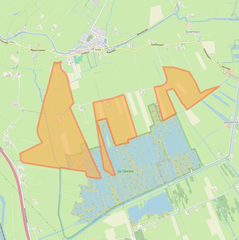 Kaart van postcodegebied 8495NP.