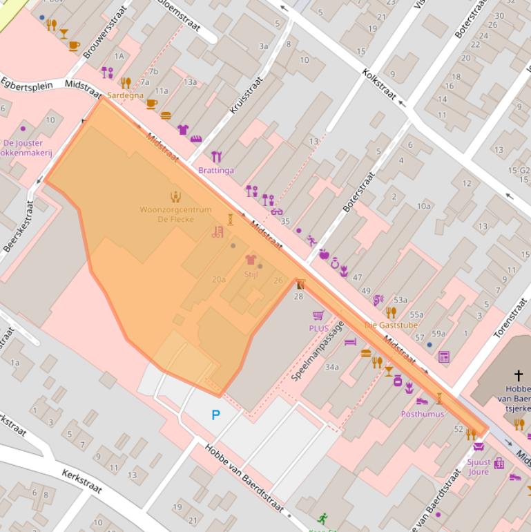 Kaart van postcodegebied 8501AP.