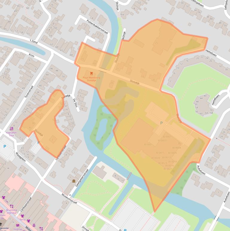 Kaart van postcodegebied 8501BZ.