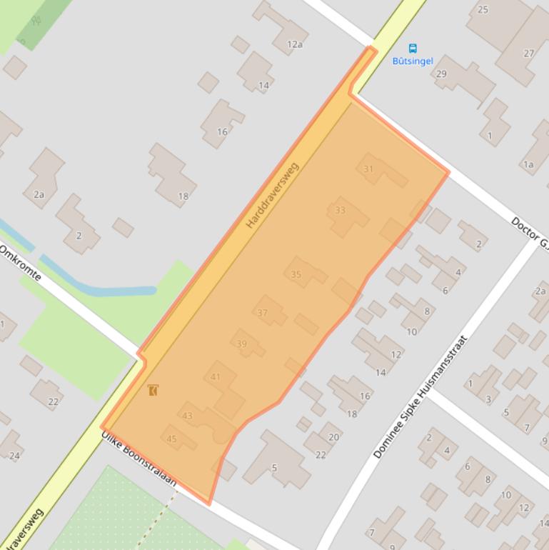 Kaart van postcodegebied 8501CK.