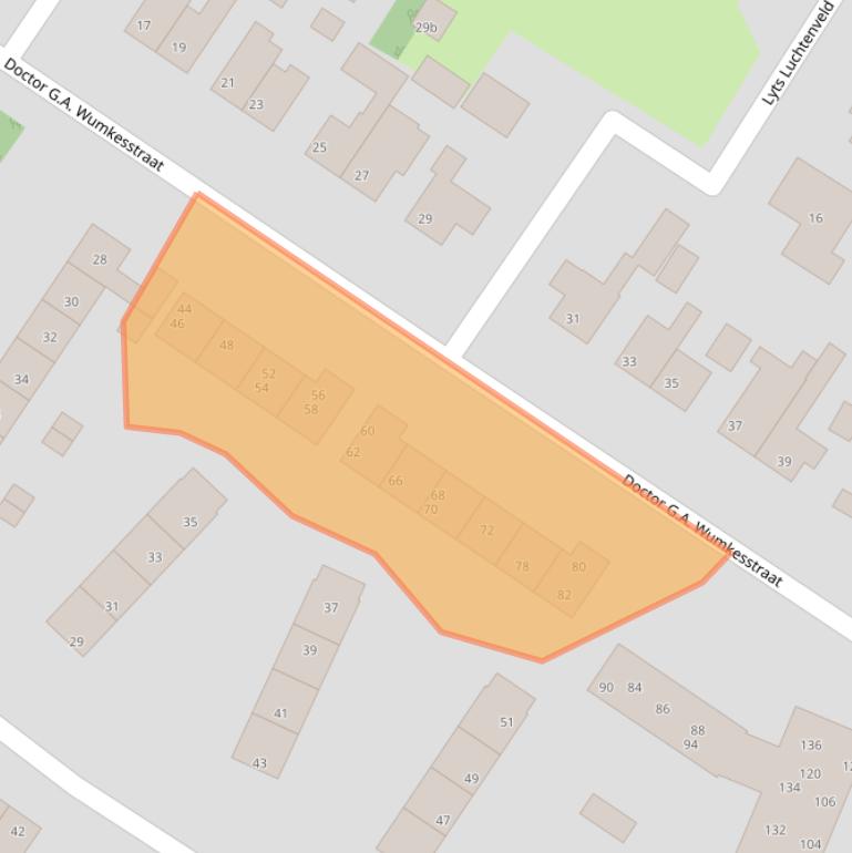 Kaart van postcodegebied 8501DN.