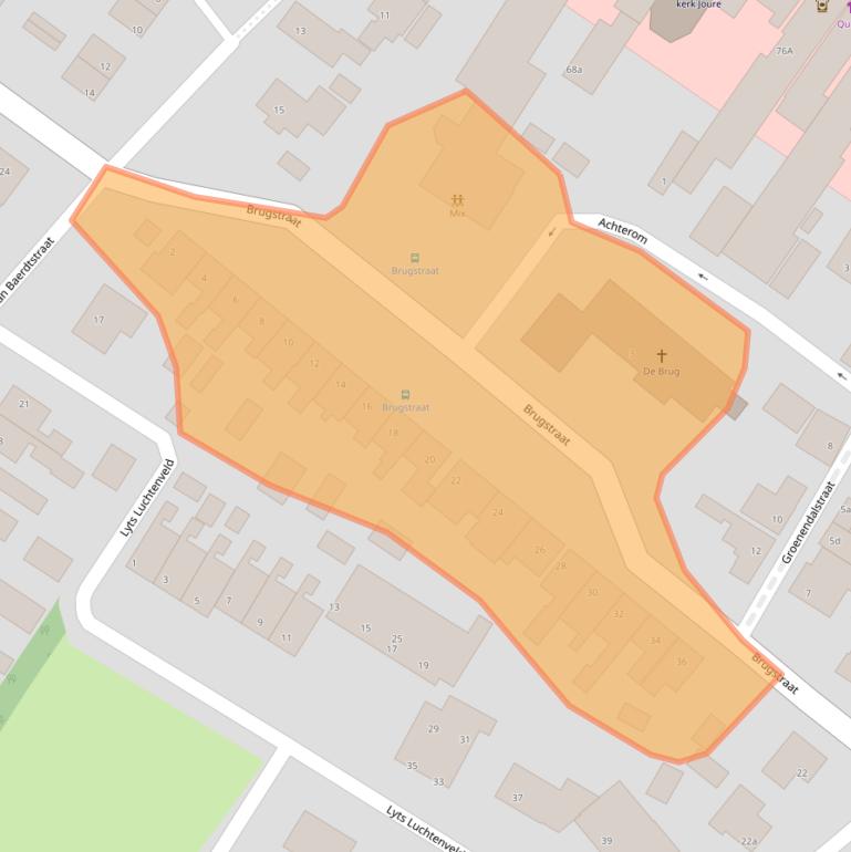 Kaart van postcodegebied 8501EV.