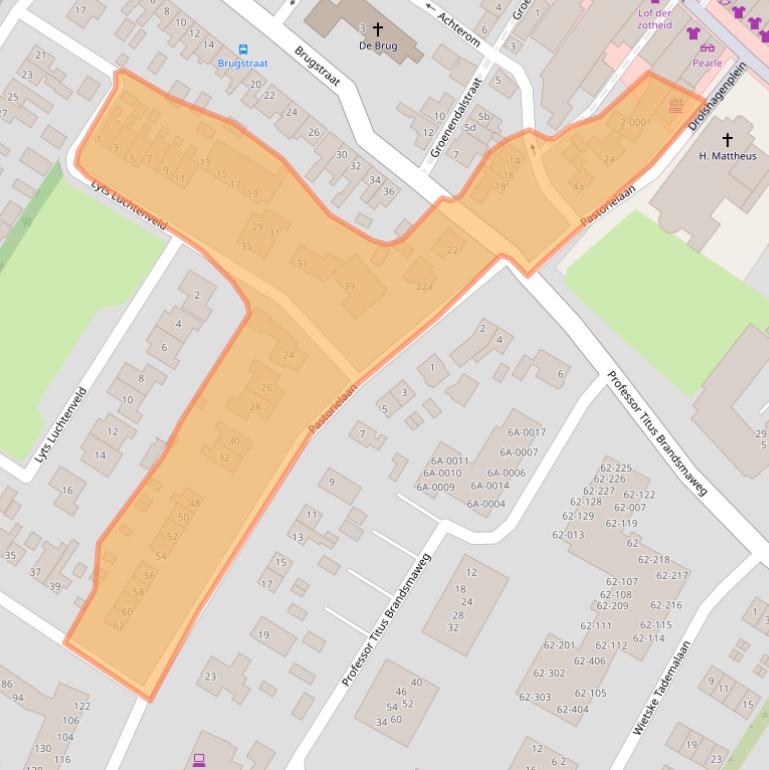 Kaart van postcodegebied 8501EZ.