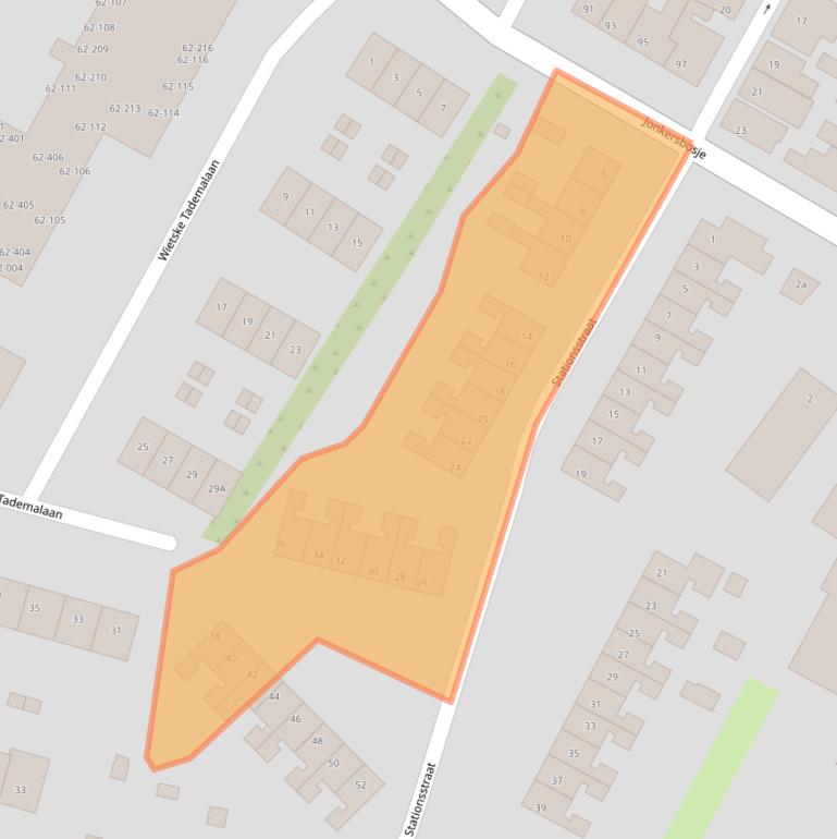 Kaart van postcodegebied 8501GK.