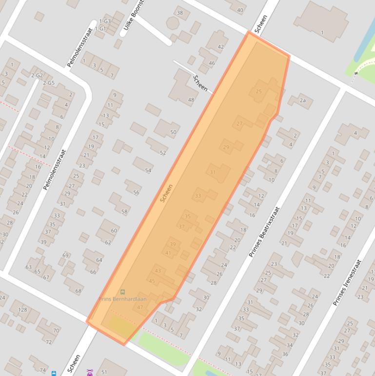 Kaart van postcodegebied 8501HB.