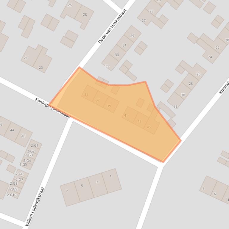 Kaart van postcodegebied 8501HN.