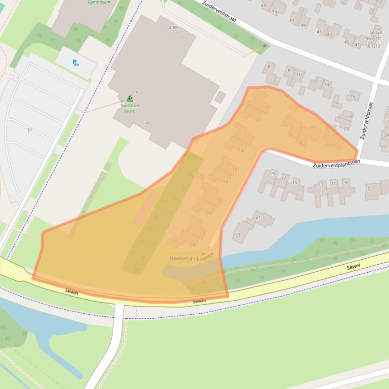 Kaart van postcodegebied 8501KH.