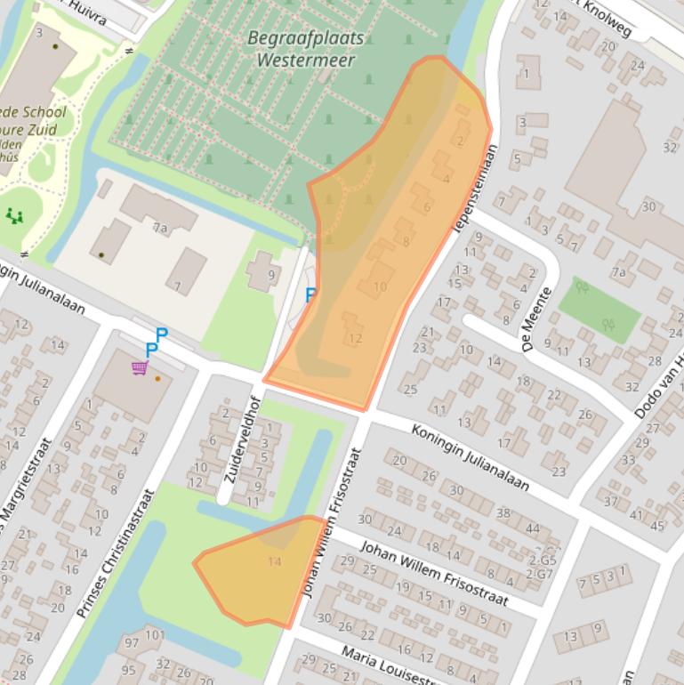 Kaart van postcodegebied 8501KM.