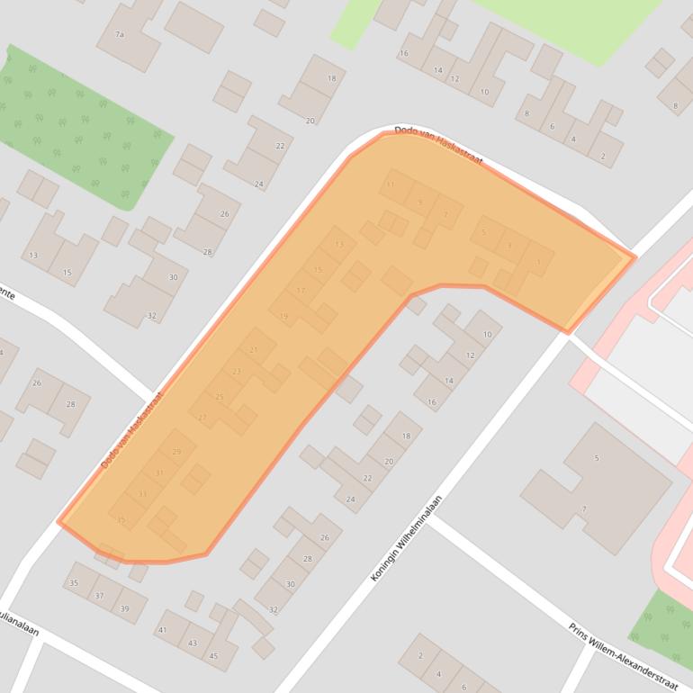Kaart van postcodegebied 8501KS.
