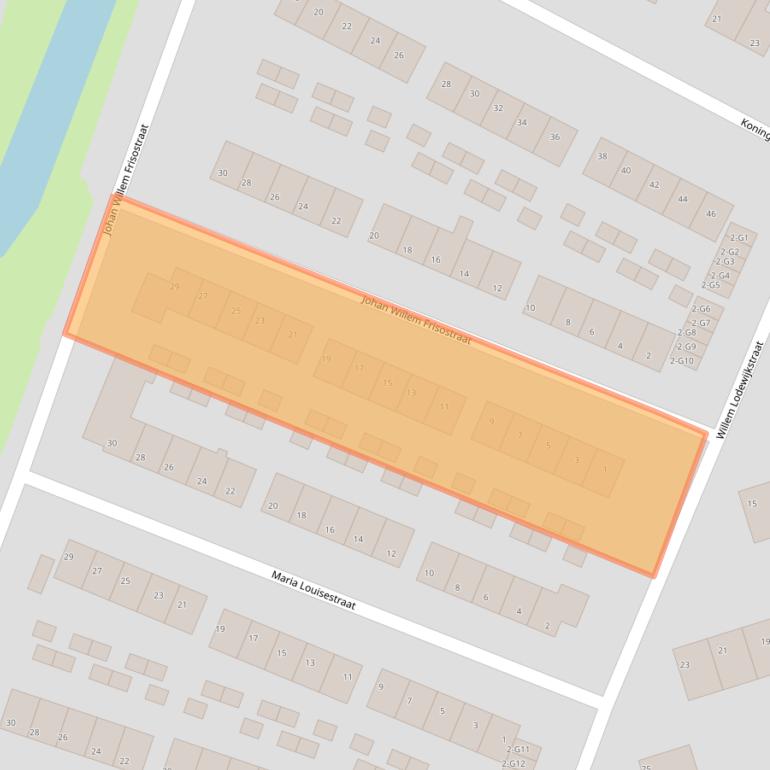 Kaart van postcodegebied 8501KX.