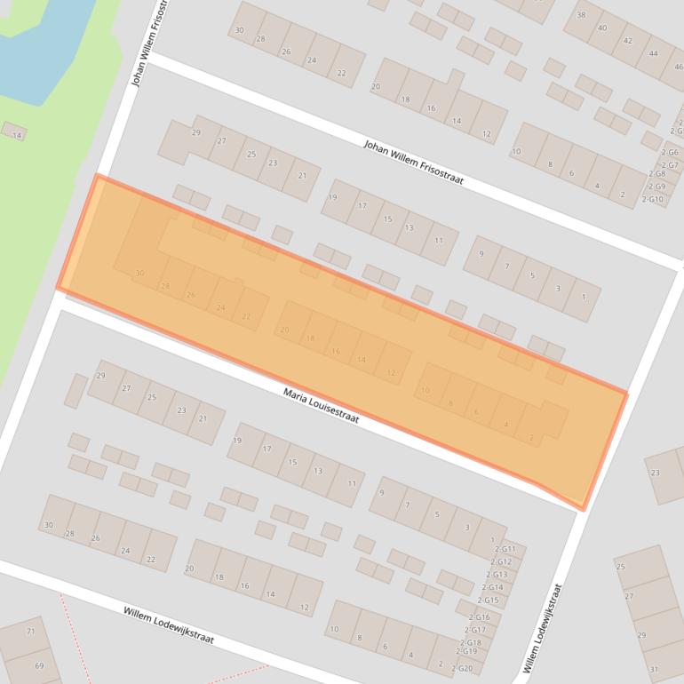 Kaart van postcodegebied 8501LB.