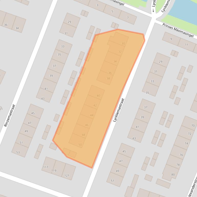 Kaart van postcodegebied 8501LV.