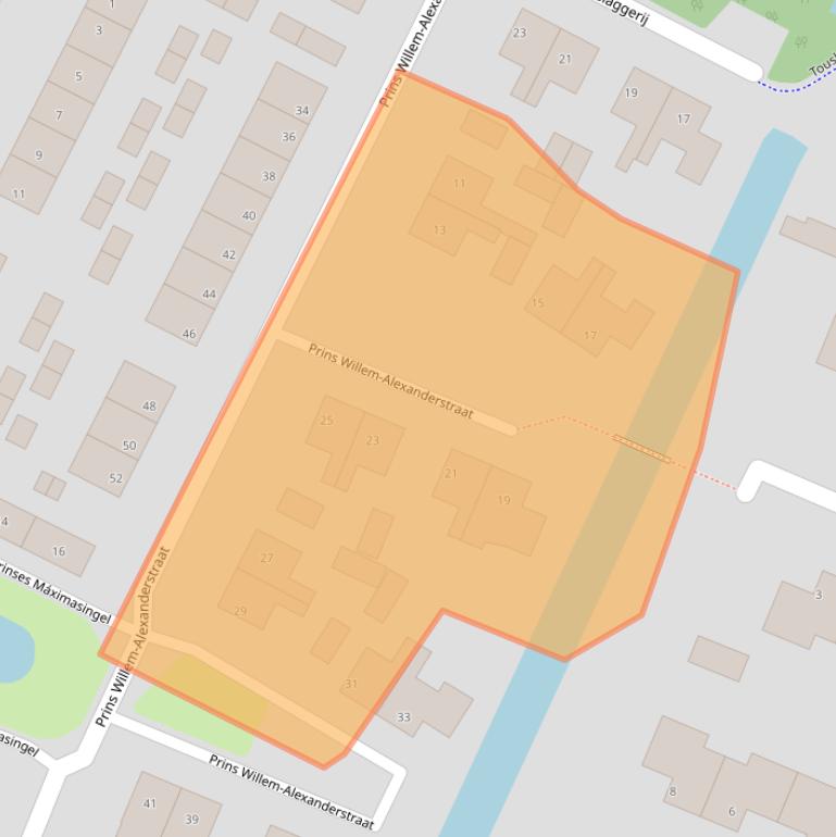 Kaart van postcodegebied 8501LW.