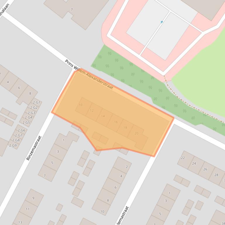 Kaart van postcodegebied 8501MB.