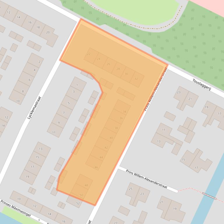 Kaart van postcodegebied 8501MC.