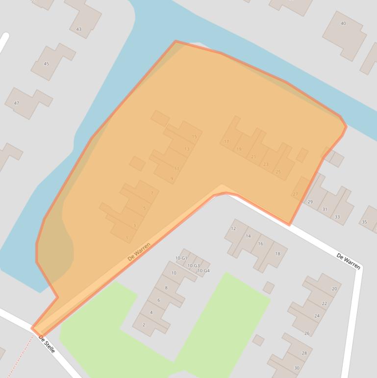 Kaart van postcodegebied 8501MZ.