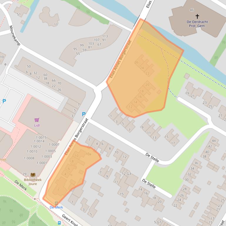 Kaart van postcodegebied 8501ND.