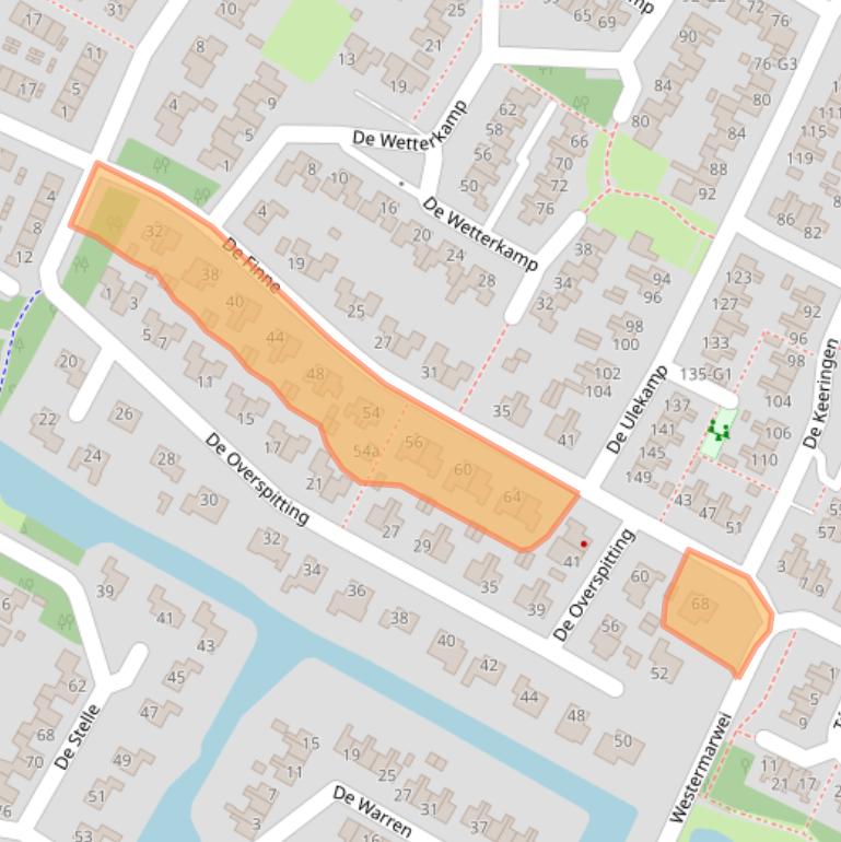 Kaart van postcodegebied 8501PD.