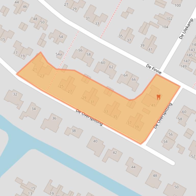 Kaart van postcodegebied 8501PG.