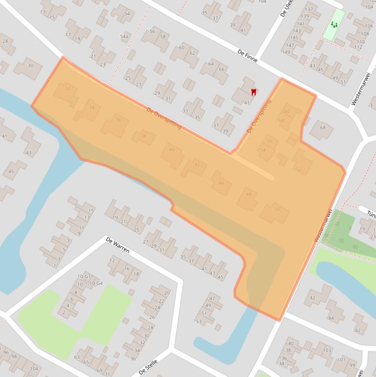 Kaart van postcodegebied 8501PJ.