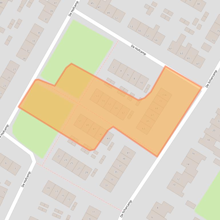 Kaart van postcodegebied 8501PR.