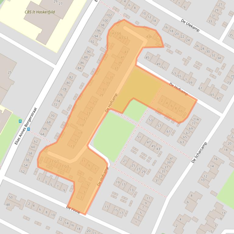 Kaart van postcodegebied 8501PV.