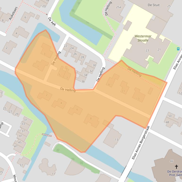 Kaart van postcodegebied 8501RV.