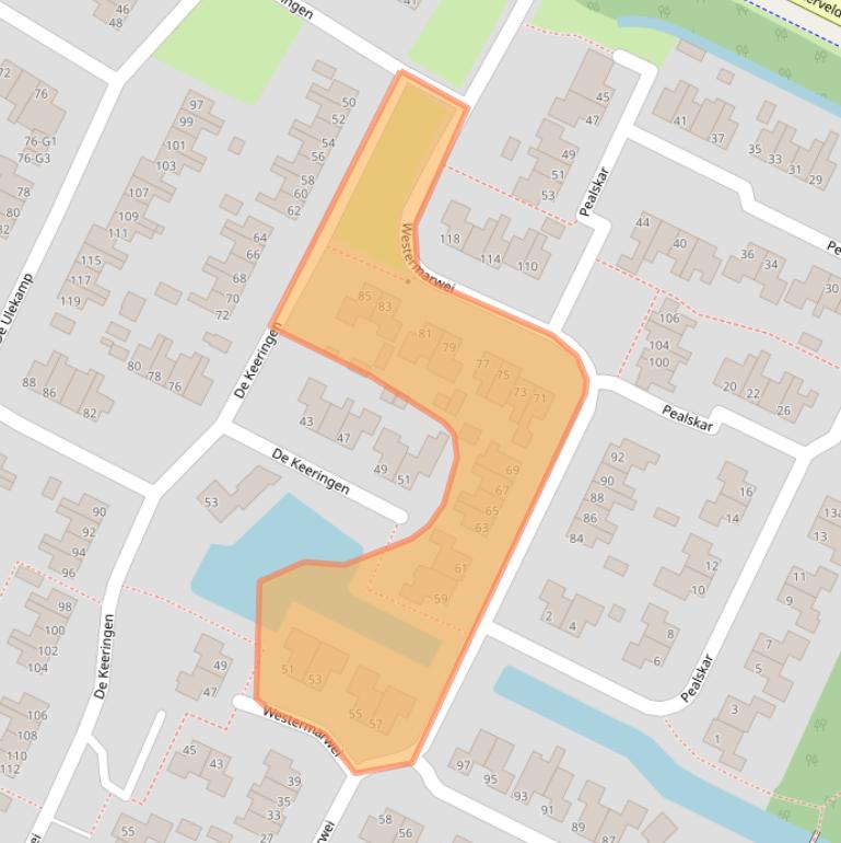 Kaart van postcodegebied 8501TB.