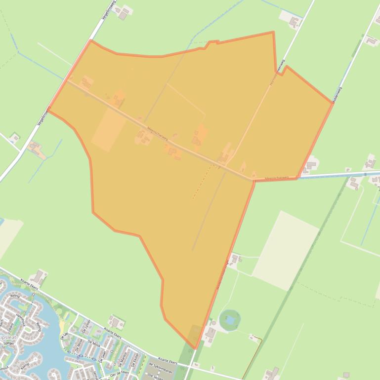 Kaart van postcodegebied 8501ZG.