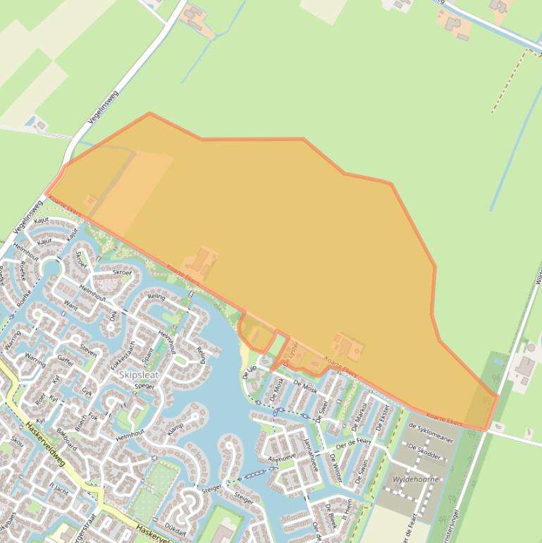 Kaart van postcodegebied 8501ZH.