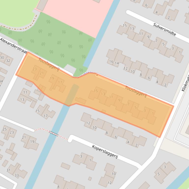 Kaart van postcodegebied 8501ZX.