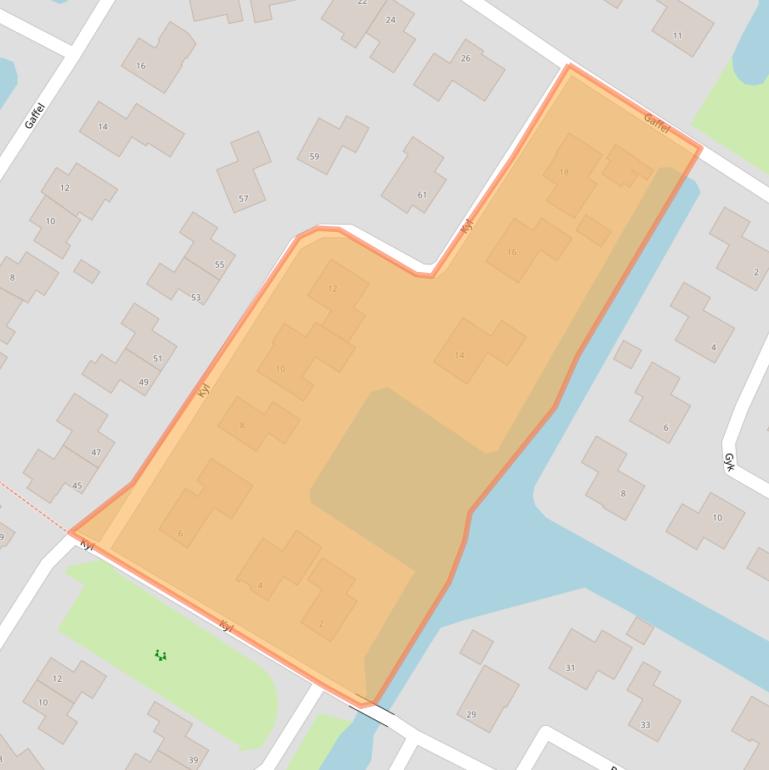 Kaart van postcodegebied 8502AV.