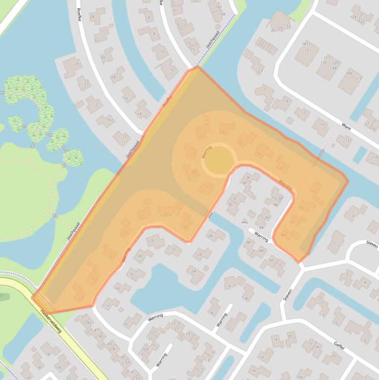 Kaart van postcodegebied 8502BB.