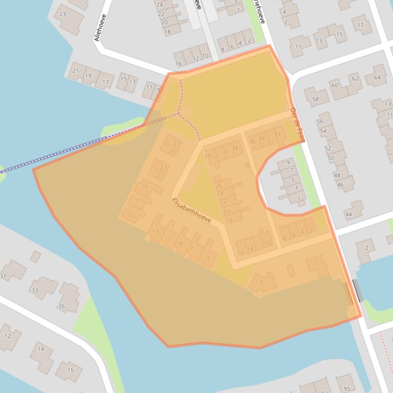 Kaart van postcodegebied 8502CM.