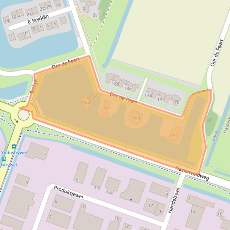 Kaart van postcodegebied 8502CV.