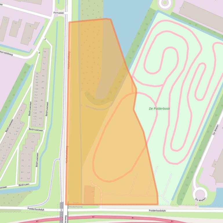 Kaart van postcodegebied 8502TJ.